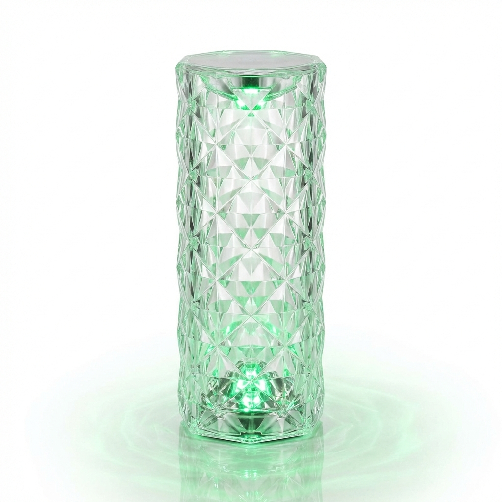 Touch Control Rechargeable Crystal LED Night Light
