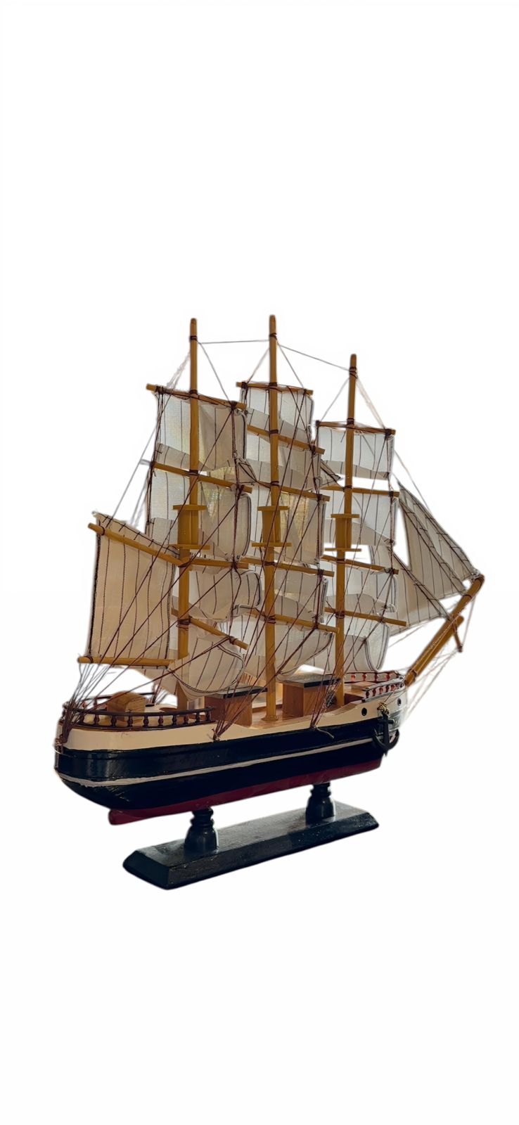 Wooden Vintage Sailing Ship Model – Classic Nautical Home Decor
