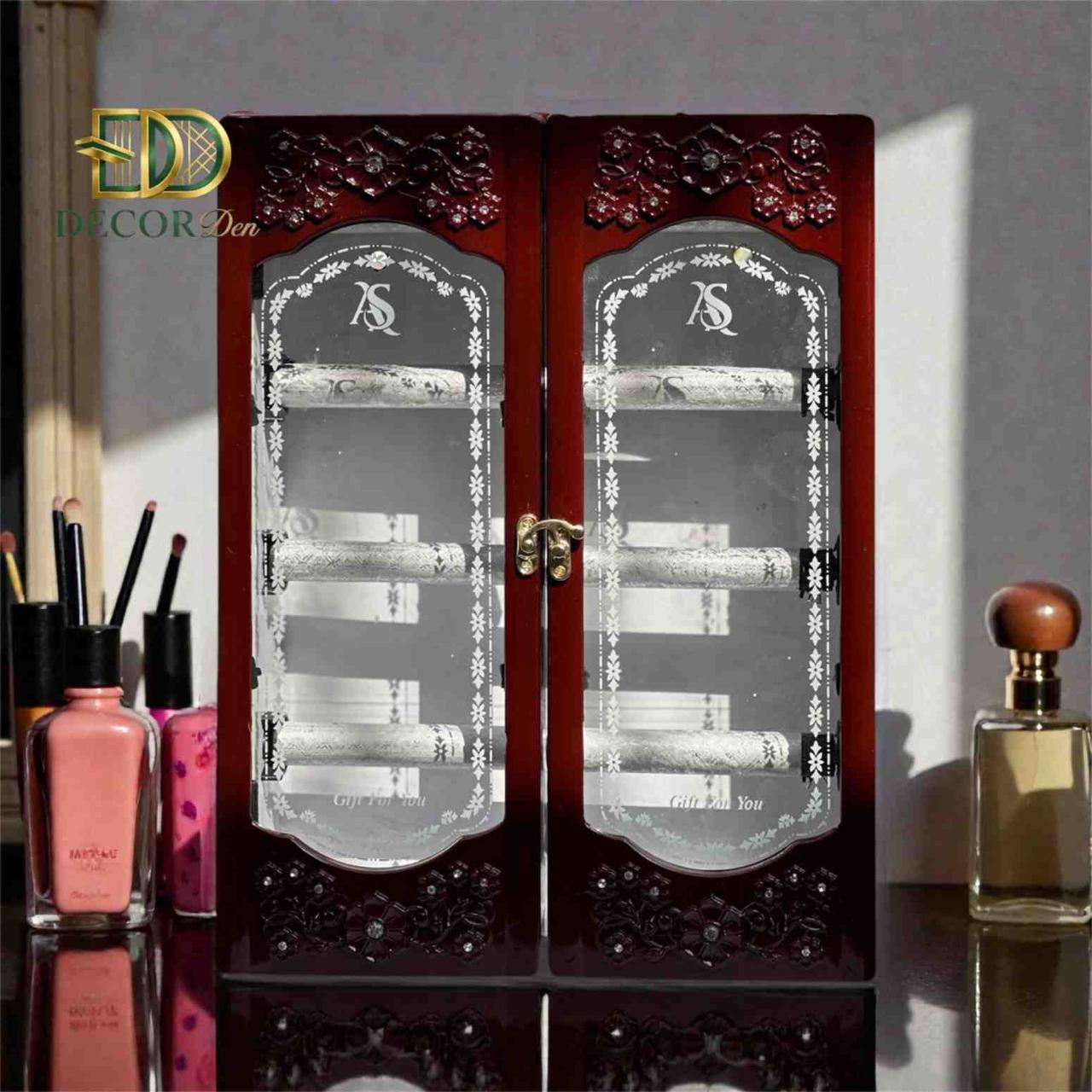 Exquisite Ornate Bangle & Jewelry Display Cabinet